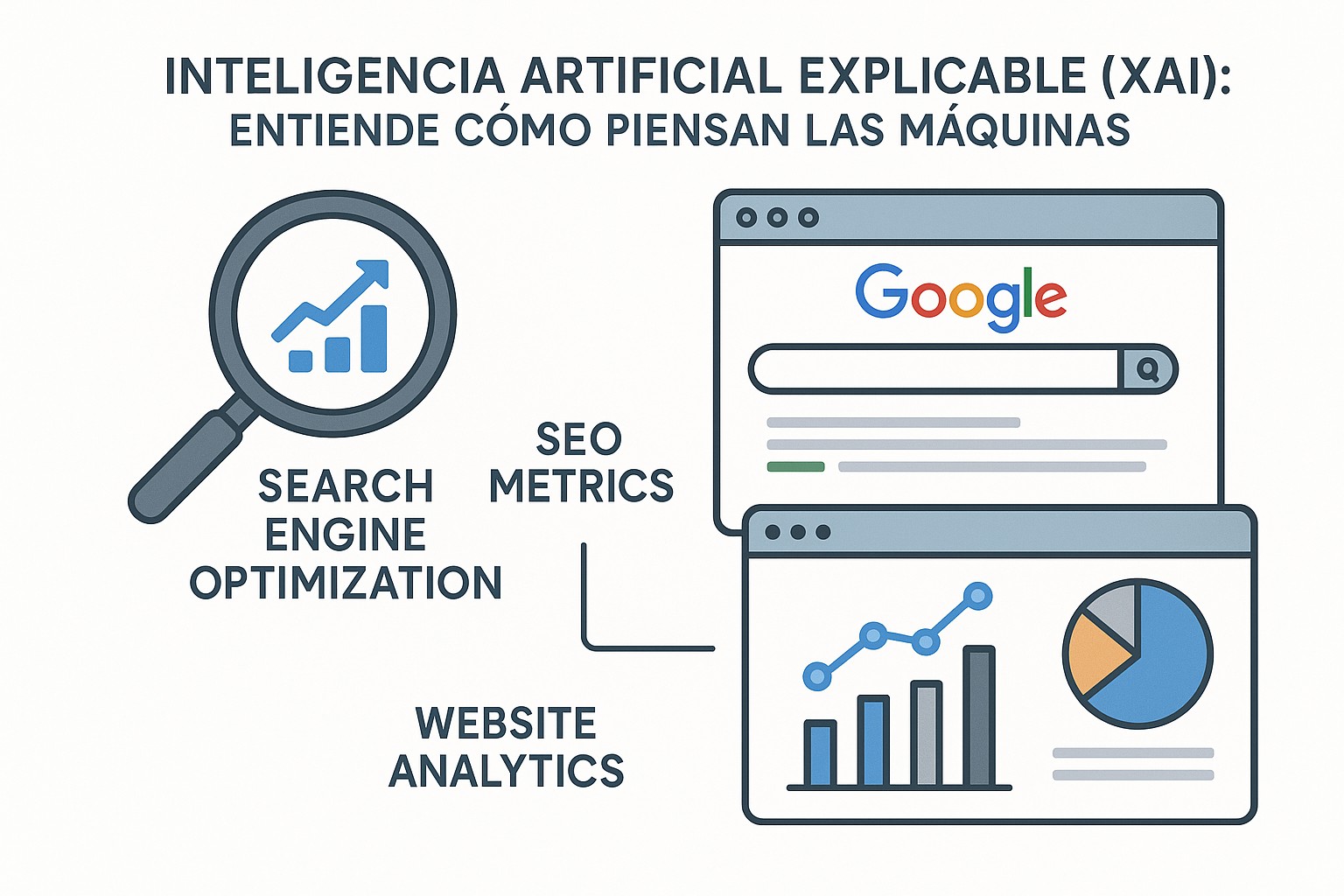 Diagrama de componentes de IA Explicable (XAI): técnicas LIME y SHAP para interpretar modelos de caja negra