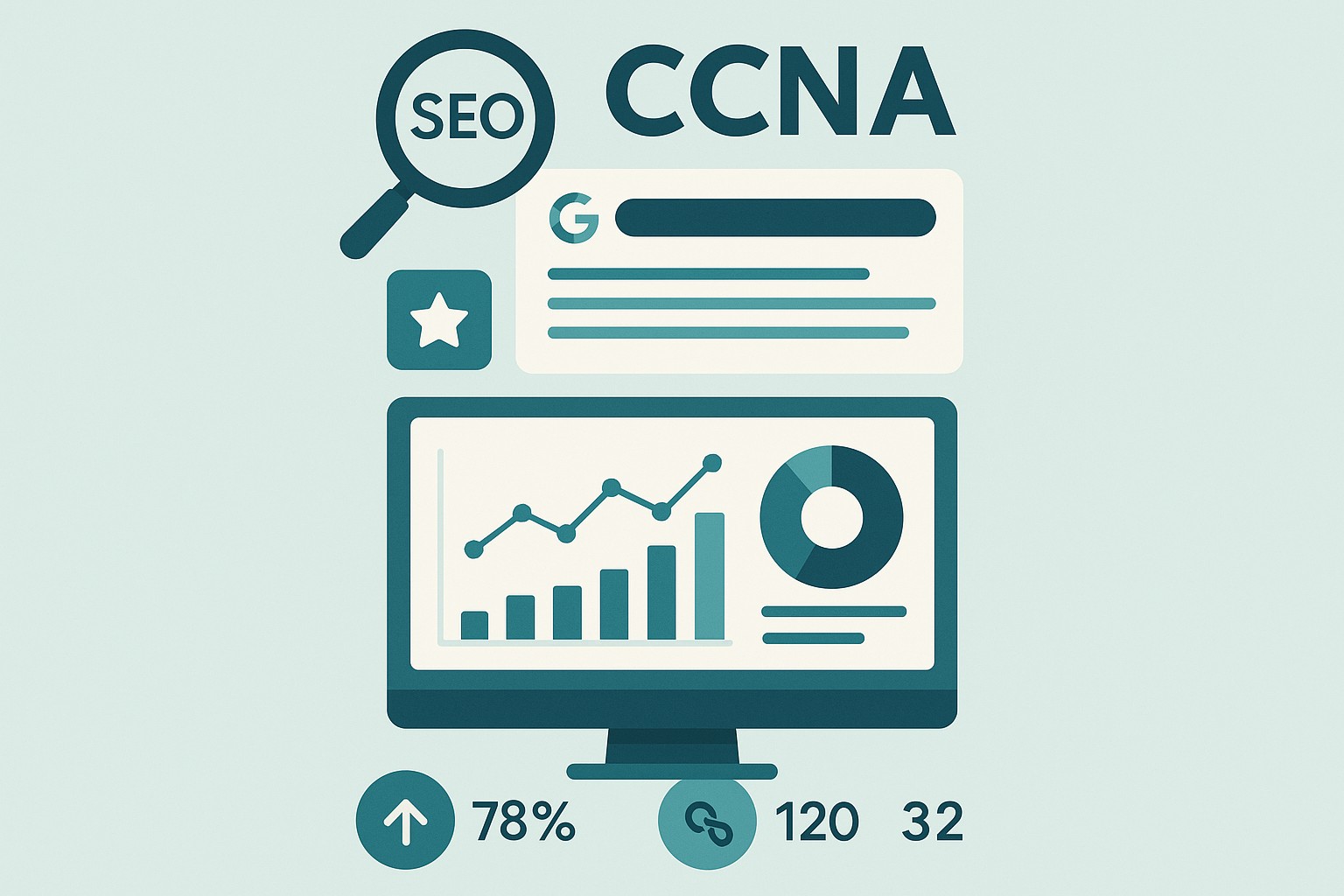 Infografía: conceptos clave de CCNA: Qué es, Cómo Aprobar y Cuánto Gana un Profesional Certificado [2026]