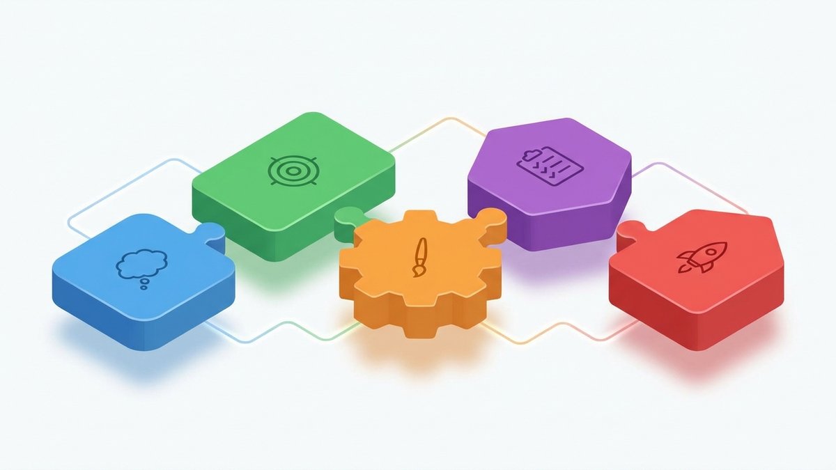 Diagrama de los 5 elementos de un prompt: Rol, Tarea, Contexto, Formato, Restricciones