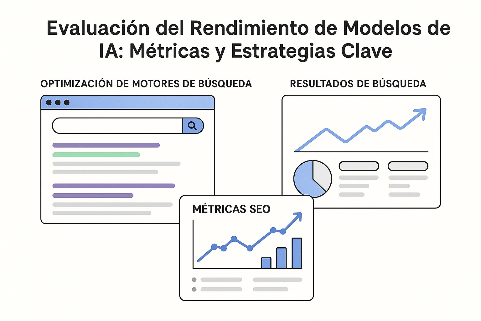 Métricas de evaluación de modelos de IA: precisión, recall, F1-score y curva ROC visualizadas en dashboard