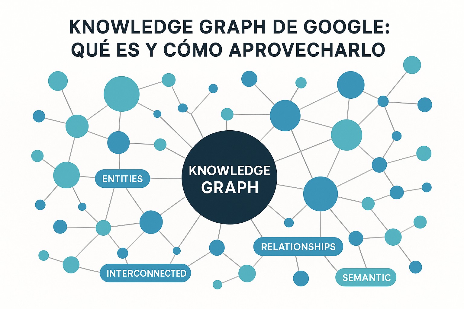 Visualización de entidades en el grafo de conocimiento: personas, lugares, marcas y sus conexiones semánticas