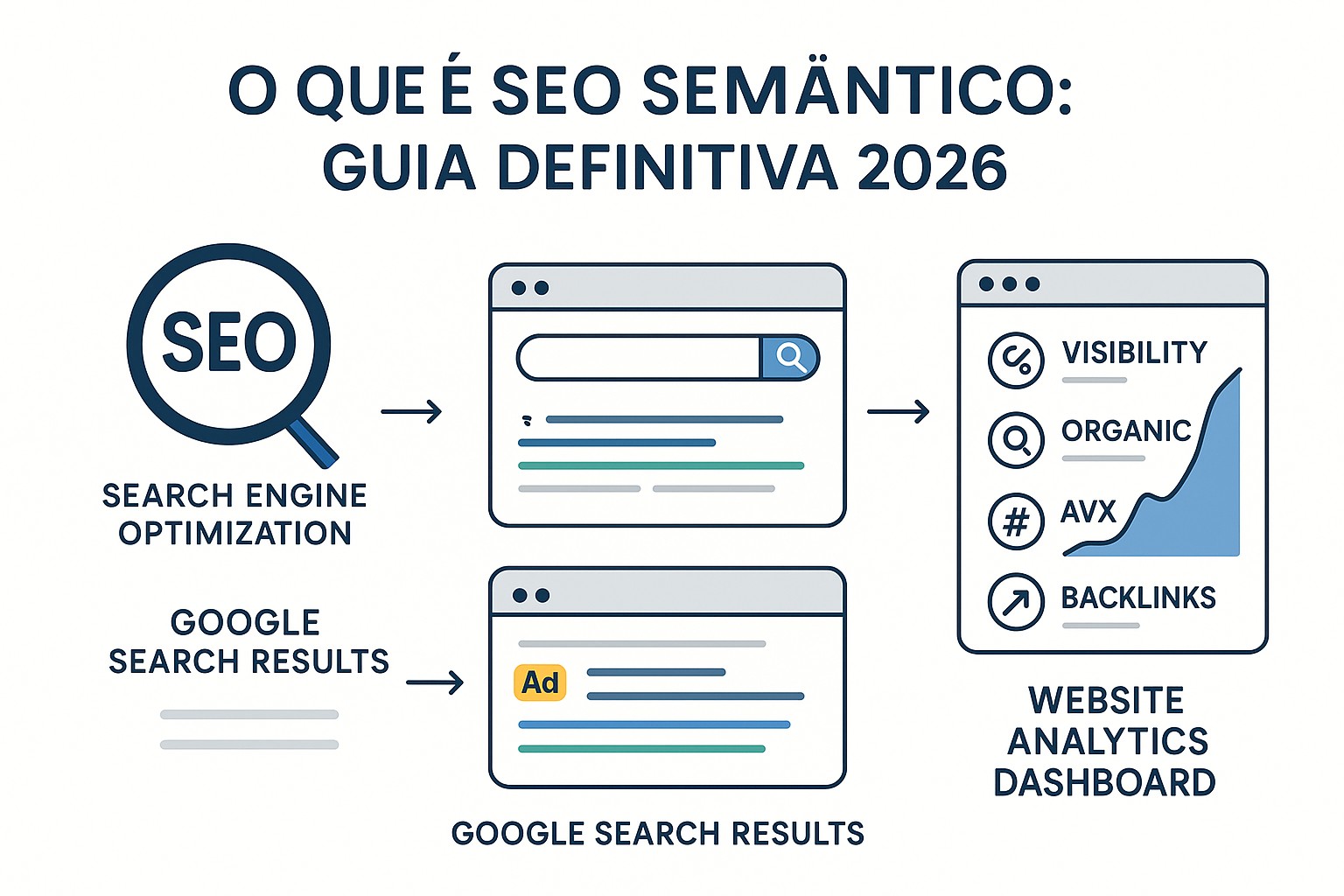 Ilustración sobre o que e seo semantico