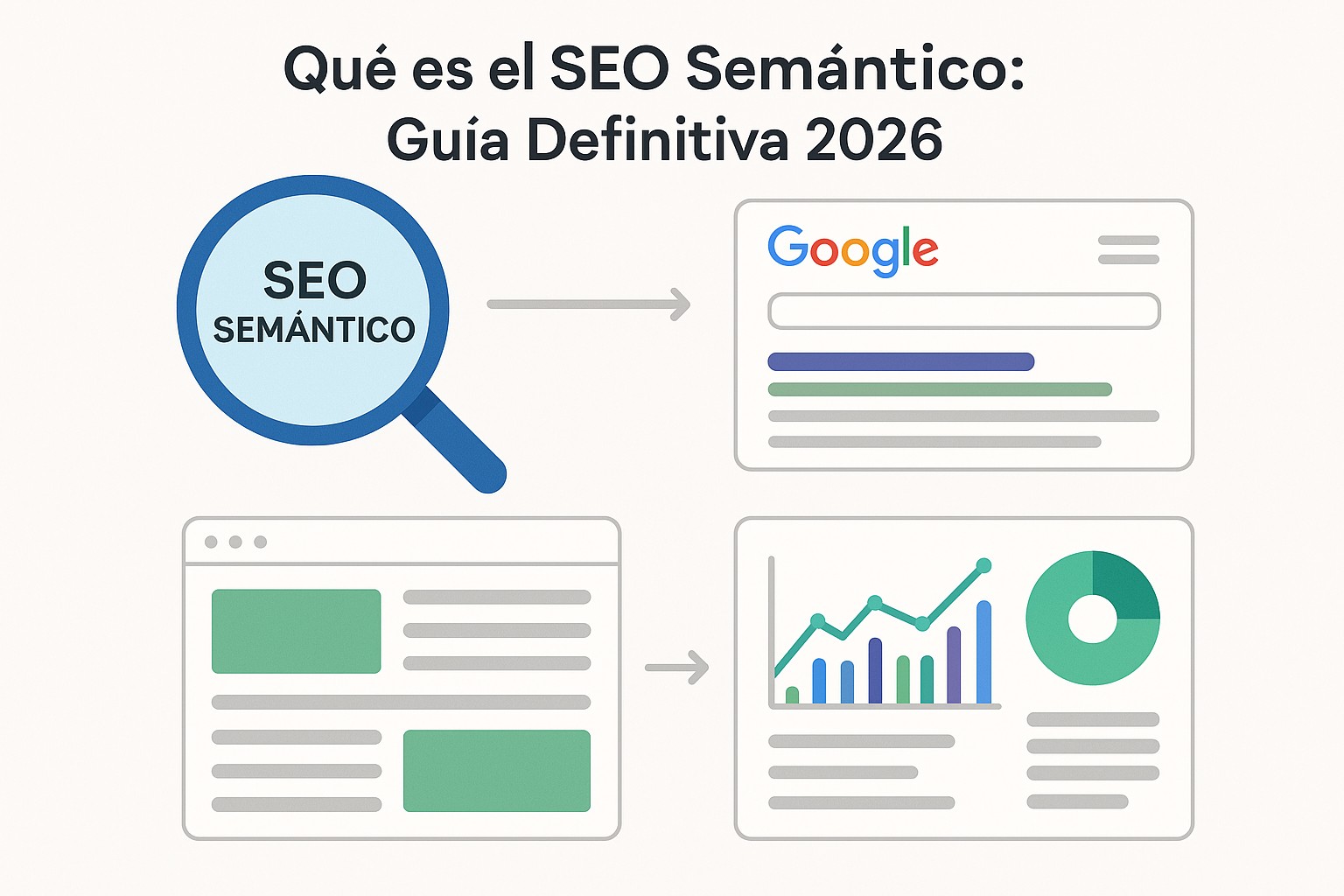 Comparativa de SEO tradicional vs SEO semántico: enfoque en keywords vs comprensión de temas completos