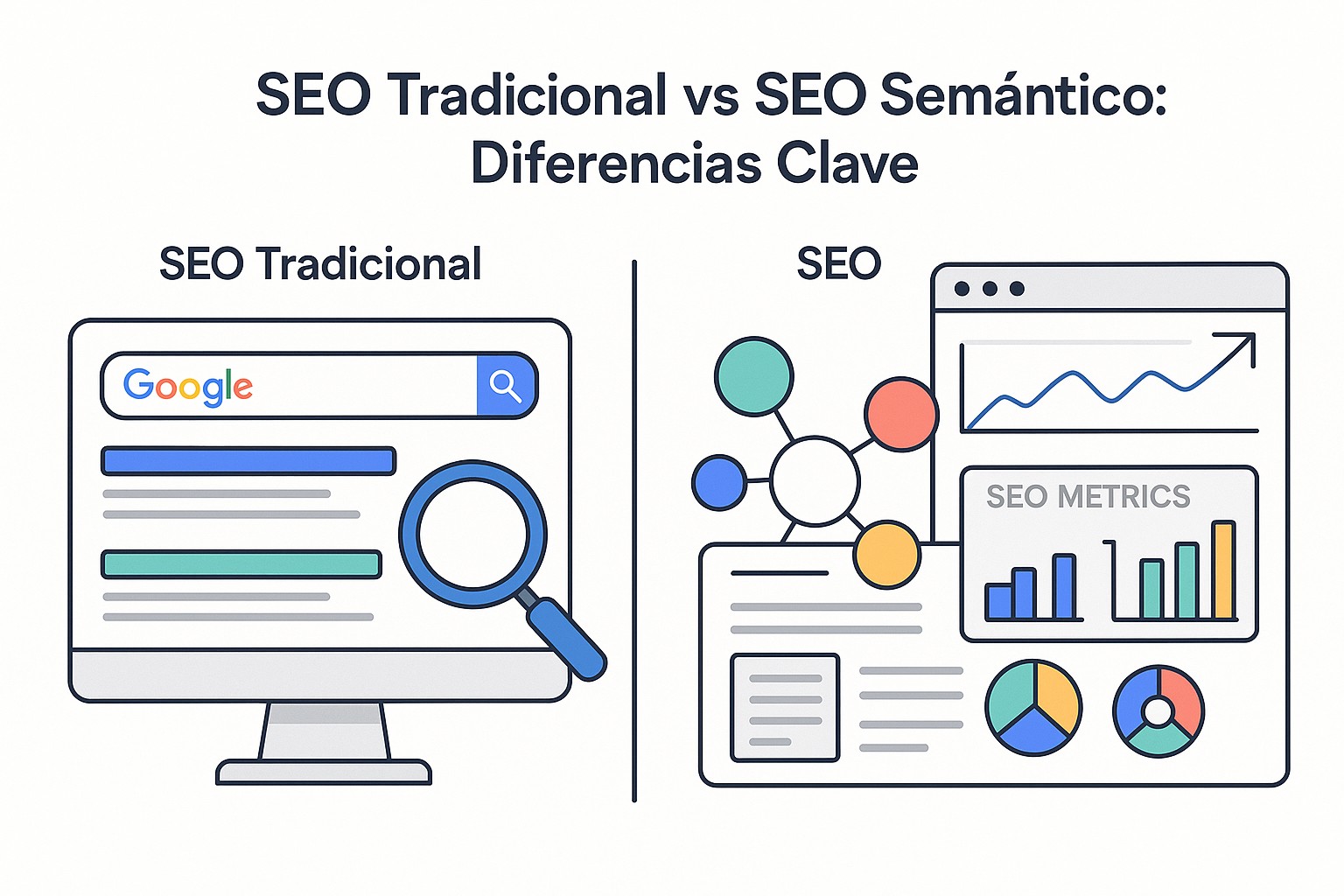 Evolución del SEO: de la optimización por keywords al SEO semántico basado en entidades y contexto